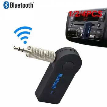 1/2 / 4ШТ Адаптер безжичен приемник с Bluetooth 4.1 Стерео Жак 3,5 мм за автомобилната музика, аудио Aux Слушалки за приемане на слушалки