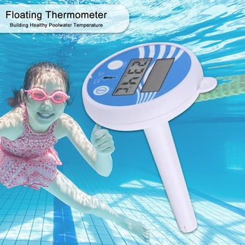 1 бр. Практичен плаващ термометър за басейн, многофункционален здрава измерване на температурата на водоеми в спа-джакузи