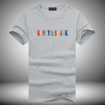 2023 Летни тениски с къс ръкав, Мъжки памучни тениски на марката Kenty Shark, Модерен дизайнерски блузи, тениски