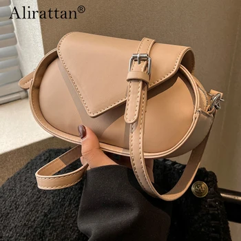 Alirattan Пролет-лято 2023, нова висококачествена дамска чанта през рамо, универсална малка квадратна чанта през рамо, пусната в продажба