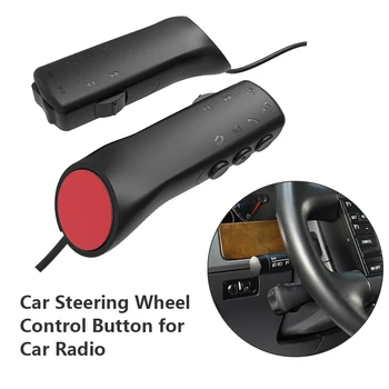 HD 7Key Универсална Бутон на Волана на Автомобила, Дистанционно Управление на Многофункционален Автомобилното Радио DVD GPS Навигация жично Дистанционно Дистанционно Управление
