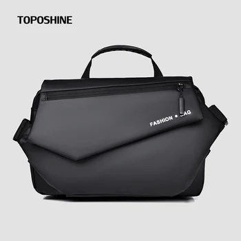 Toposhine, малка чанта през рамо със защитата от пръски, 2023 Нова бизнес чанта-месинджър, нагрудная чанта от плат Оксфорд, модерна чанта през рамо за мъже