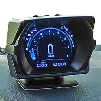 Авто HUD GPS за измерване на Скоростта на Автомобилния универсален HUD дисплей на Цифрови GPS за измерване на скоростта, с аларма за превишаване на скоростта Аларма за температура на водата