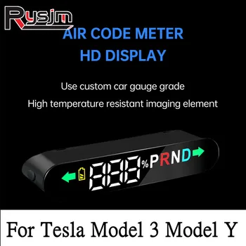Авто HUD дисплей за Tesla, Модел 3 Модел Y на арматурното табло, Специална електроника Цифров скоростомер Автоаксесоари