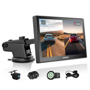 Автомобилна GPS навигация, 7-инчов автомобилна GPS-навигационна система на преносимо навигационно устройство за камиони, автомобили автоматичен сензорен екран