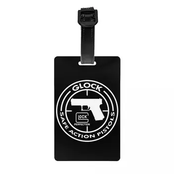 Багажная Етикет Глок САЩ Пистолет С Логото на Пистолет Пътна Чанта, Куфар Защитно покритие Идентификация на Етикета