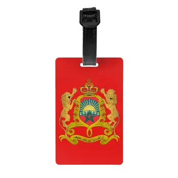 Багажная етикет на Кралство Мароко, Марокански патриотическая пътна чанта, калъф за куфара, идентификация стикер
