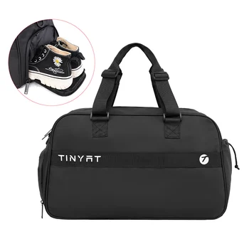 Водоустойчиви спортни чанти TINYAT за жени и мъже с отделение за обувки, пътни чанти, спортни екип чанти, туристически чанти за катерене почивен ден