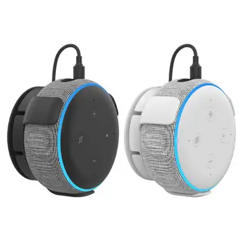 Говорител Монтиране на стена Шкаф-Закачалка За Amazon AlexaEcho Dot 3-то Поколение За Вътрешна Звукова Кутия Притежателя Корпус За хуманитарна помощ 