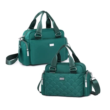 Дамска чанта с горната дръжка, женствена чанта през рамо, зашити найлонови пътни чанти, дамски чанти-месинджър два стила