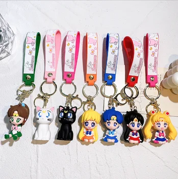 ключодържател Венера Аниме Sailor Moon Ключодържател Фигурка Моряшка Chibi Мун Чанта Окачване Кукла PVC Марс, Юпитер, Меркурий, Венера Ключ