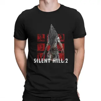 Колекция от Мъжки тениски, Silent Hill С Кръгло Деколте И Къс Ръкав От 100% Памук, Забавна Идея за Подарък с Високо Качество