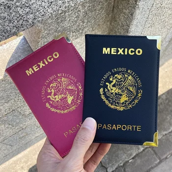 Корици за паспорти, Ню Мексико, изкуствена Кожа, Мексиканци, Мъже, Жени, Защитен Държач за документи за пътуване, Аксесоари за пътуване