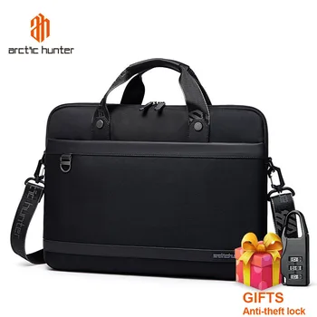 Мъжки портфейл от ARCTIC ХЪНТЪР, чантата на пощальона Премиум-клас за пътуване на открито, чанта-месинджър чанта за файлове, чанта за компютър, раница за едно рамо