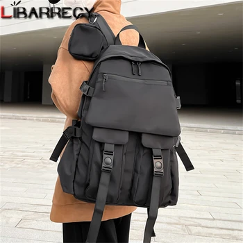 Обикновен висококачествен женски раница от плат Оксфорд, студентски чанта с голям капацитет, нов дамски раница за пътувания, ученически чанти унисекс