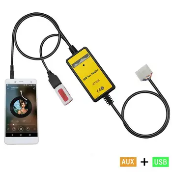 Подмяна на адаптер Moonet Car MP3 Input, USB AUX на Avensis RAV4 Auris, Corolla, Yaris Camry и (6 + 6pin)