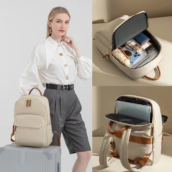 Раница За офис работник, бизнес пътувания, 15-инчовата чанта, водоустойчив училищна чанта, дамска луксозна чанта за лаптоп с голям капацитет