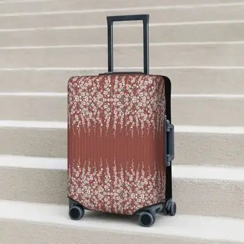 Ретро чанта за куфара с цветен модел, Гъвкава защита за багаж за почивка и бизнес в Хавай