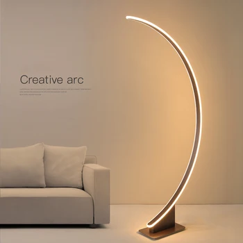 Скандинавски Лукс RGB под лампа Крива Хол Bluetooth Творческа Личност Мода Изкуството на Постоянна Атмосфера на Нощна Лампа