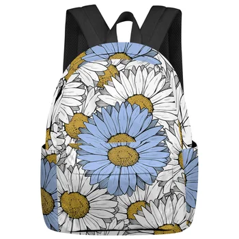 Студентски Ученически чанти Chrysanthemum Simplicity, Лаптоп, Обичай Раница За мъже, Жени, Жени за пътуване Mochila