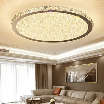 Съвременен творчески Лесен през цялата тавана лампа Crystal Лампа за дома, хол, спалня, ресторант с led светлини