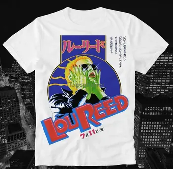 Тениска Lou Reed the Velvet Underground Глем-рок Ретро Япония Японски ретро Ретро