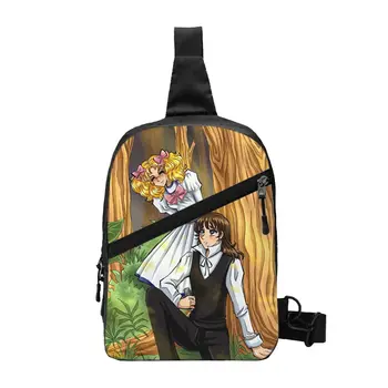 Тери И Кэнди В гората, прашка, нагрудная чанта, Индивидуален раница през рамо Manga Candy Candy, Мъжки раница за пътуване, Походный раница