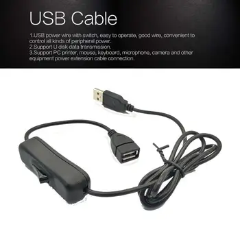 Удлинительный USB кабел от мъжа към жената с ключ 1 М предаване Ред 4-жилен проводник от чиста мед 28AWG Поддържа предаване на данни с U диск