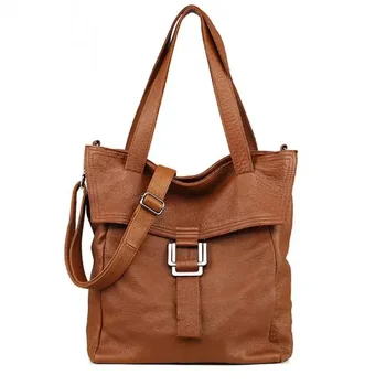 Чанта-тоут Shopper Bag Ежедневна Дамска Чанта с Голям капацитет Чрез Едно рамо Bolso Mujer От Естествена Кожа Bolsas Чанти